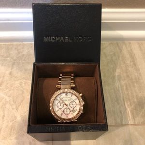 Michael Kors Women’s Parker Rose-Gold Watch